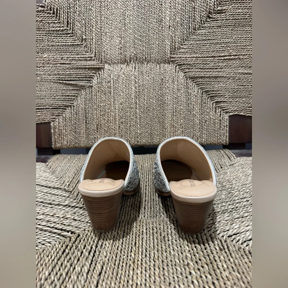 A Rider Girl Silver Rhinestone Mules
Excellent condition - Picture 5 of 7